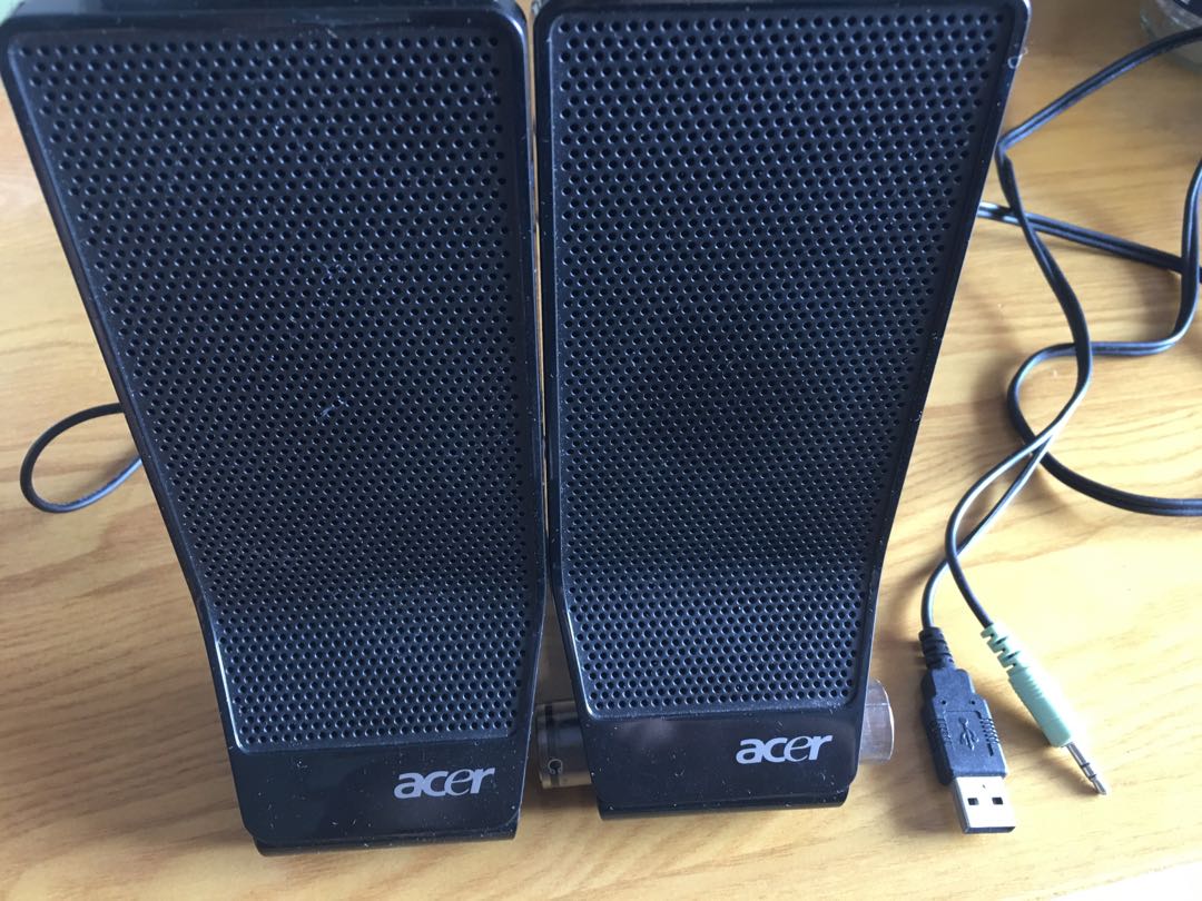 Acer desktop speakers, Audio, Soundbars, Speakers & Amplifiers on Carousell