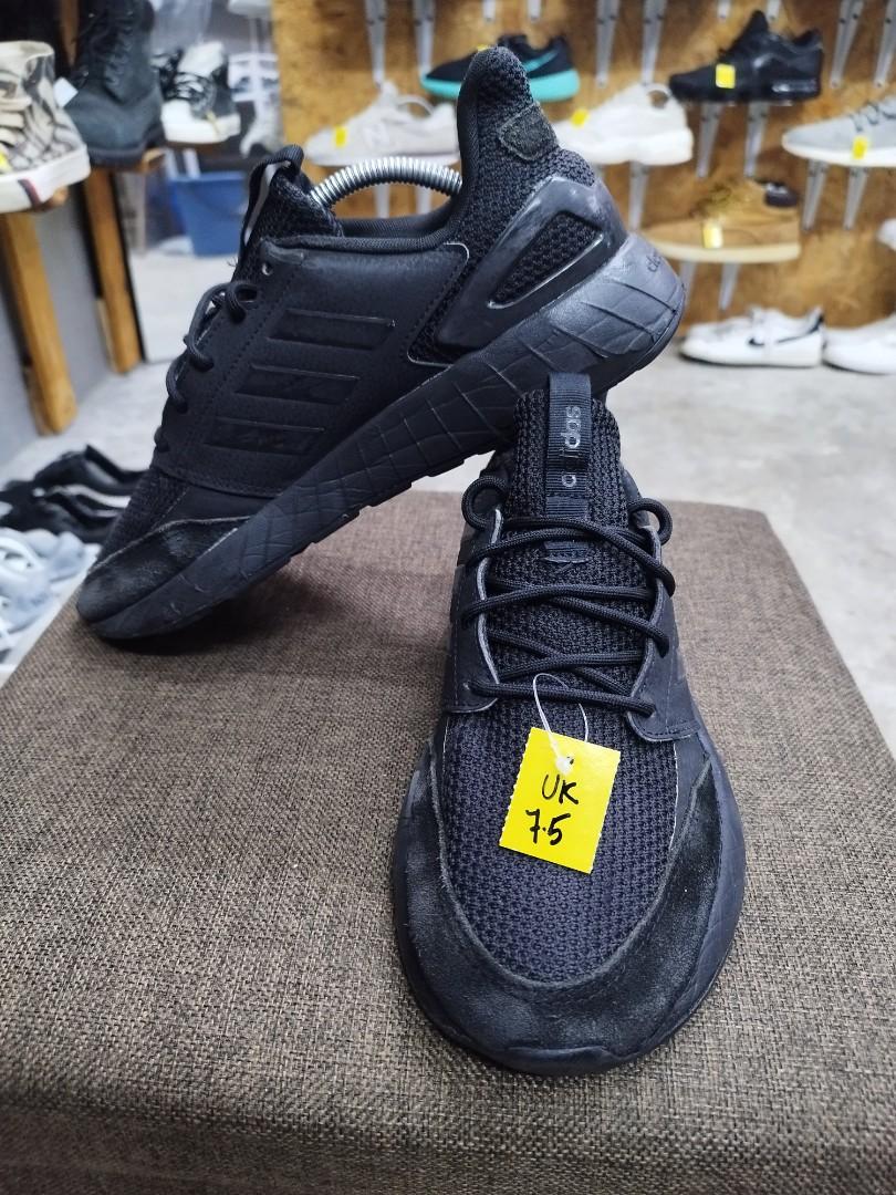 Adidas cloudfoam discount triple black