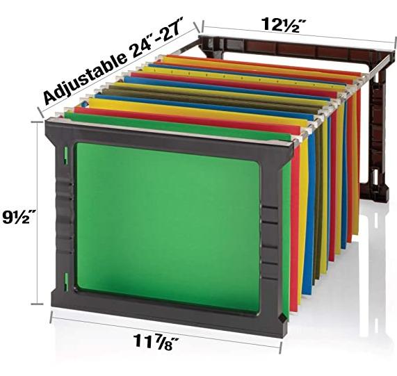 Adjustable Officemate Hanging File Folder Frame, Hobbies & Toys