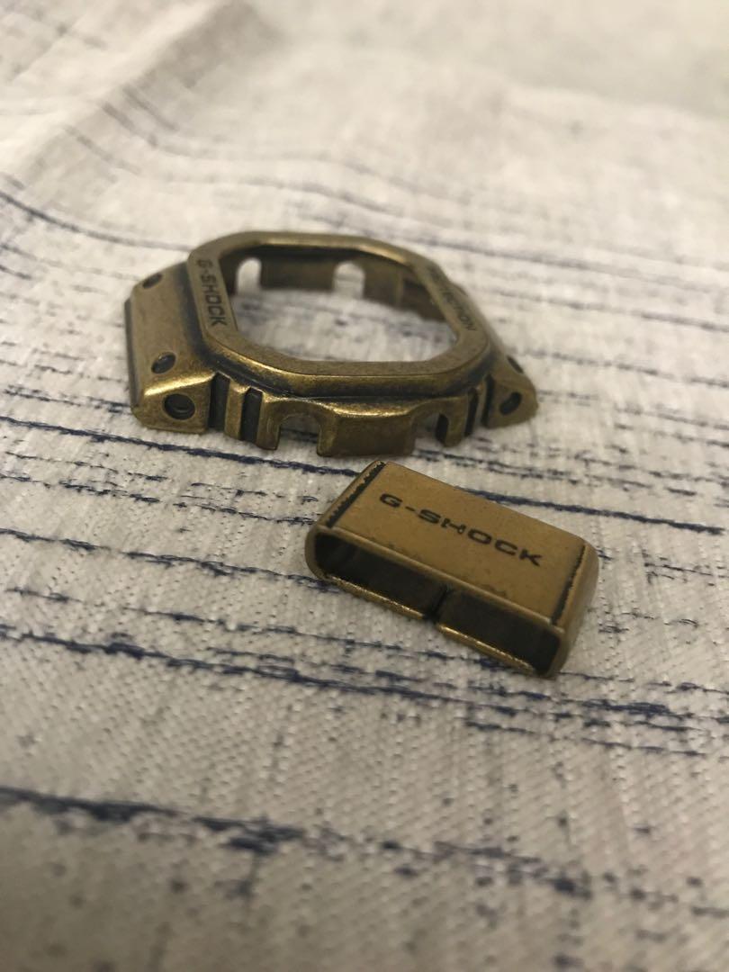 Aftermarket Casio G Shock metal bezel strap keeper set 5600 5000 5025 5030 5035
