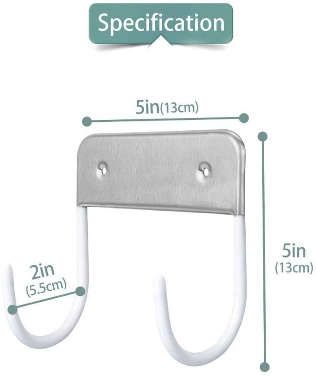 AIEVE Ironing Board Hanger, Metal Ironing Board Hook, Ironing Boards