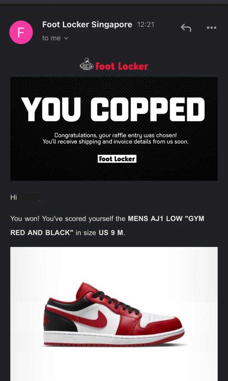 Air Jordan 1 Low “Gym Red u0026 Black”, Men's Fashion, Footwear, Sneakers on  Carousell
