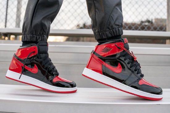 Air Jordan 1 Patent Bred