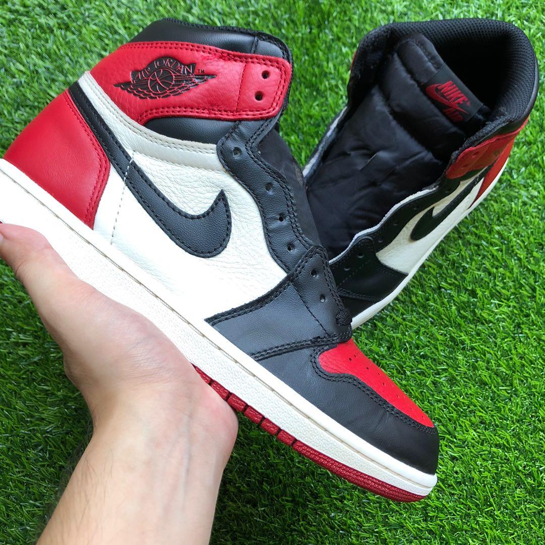 Jordan 1 retro high bred toe mens shop
