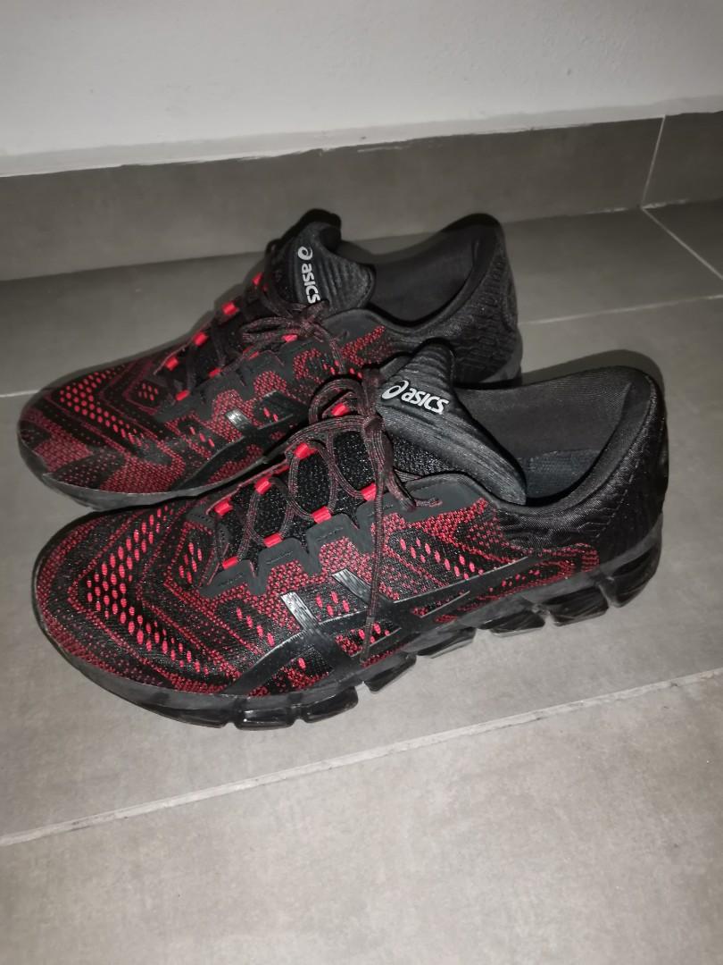 Asics quantum hotsell 360 black red