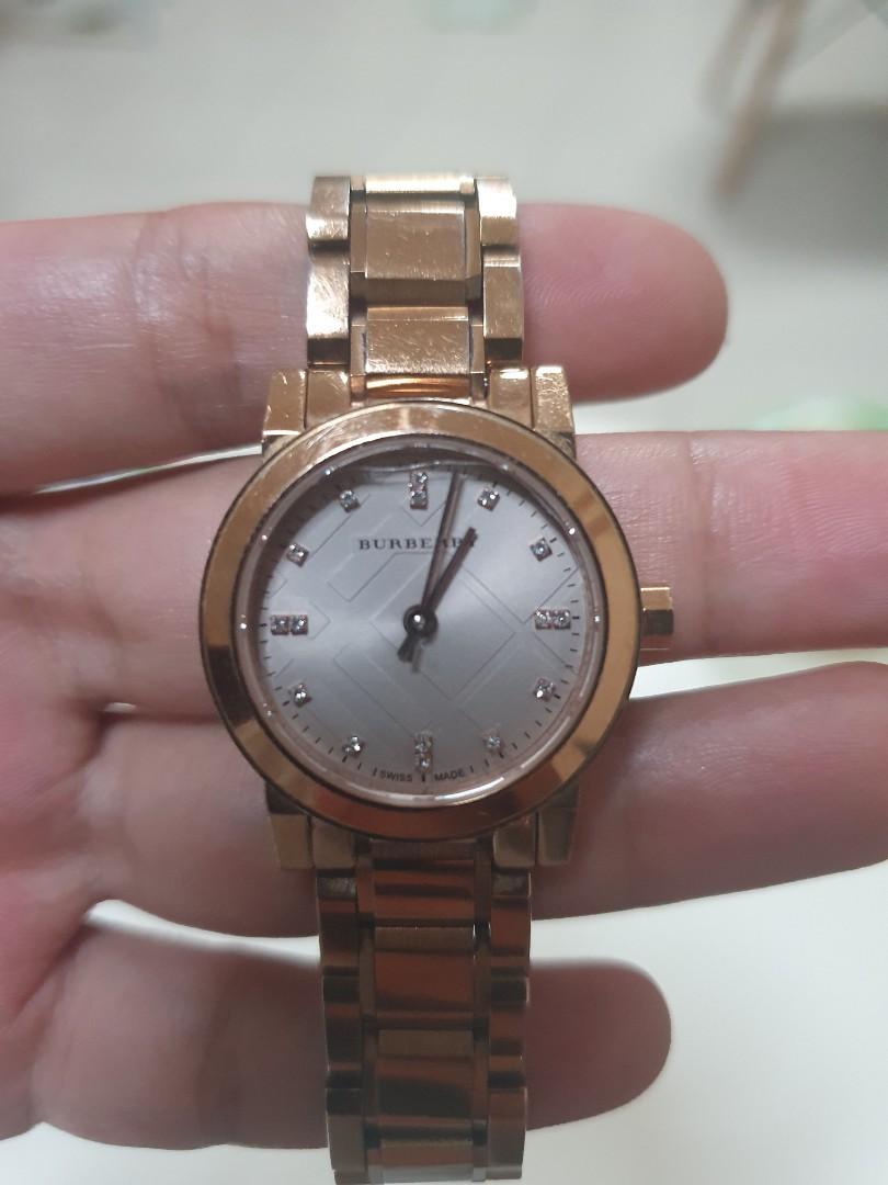 Authentic hot sale burberry watch