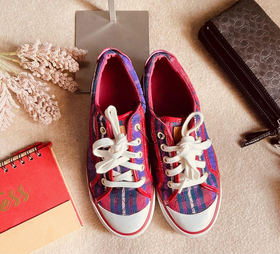 Coach barrett shop poppy sneaker