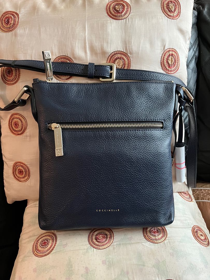 Sac Coccinelle Vintage Daim Marron - Fait Main Italie - Occasion Bon état