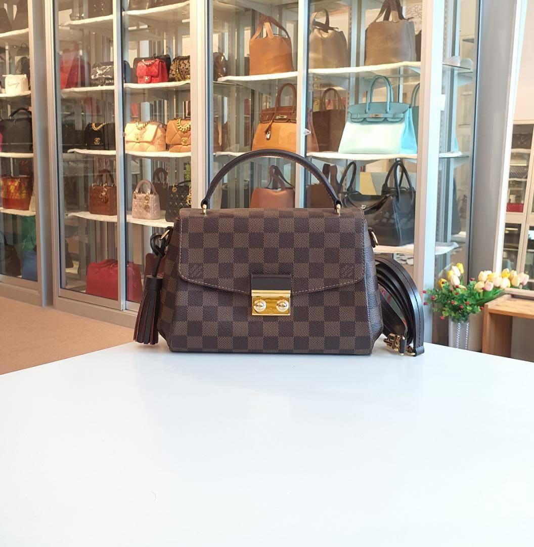 LV Croisette Damier Ebene bag, Luxury, Bags & Wallets on Carousell