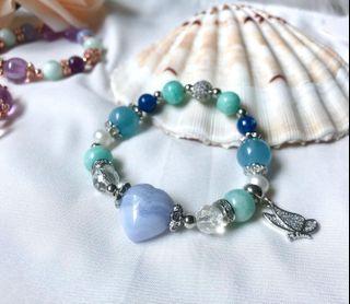 Azure Gemstone Bracelet