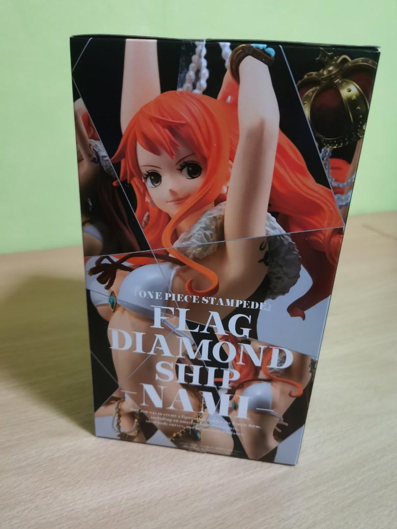 Kyõdaï & Aniki - Lot de 3 Figurines Flag Diamond Ship - Nami - Boa