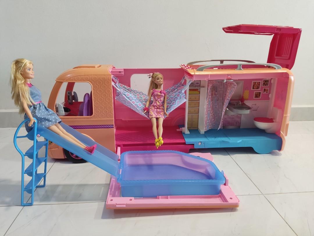 Barbie dreamhouse camper van store
