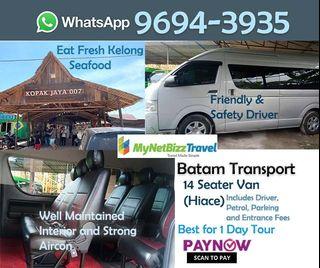 Batam Transport - 14 Seater Van Hiace With Driver