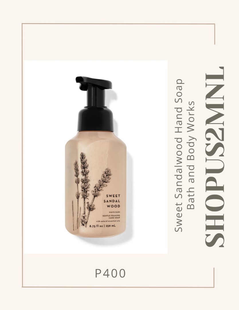 Bath and Body Works Sweet Sandalwood Hand Soap, Beauty & Personal Care, Hands & Nails on Carousell Bath and Body Works Sweet Sandalwood Hand Soap, Beauty & Personal Care, Hands & Nails on Carousell