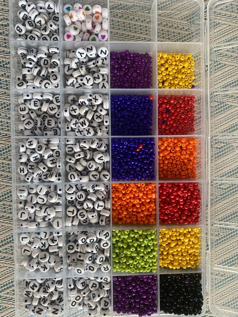 Beads Set for Y2K Accessories (Category: Craft Supplies & Tools) located in Calamba. Submitted by beybea (Listing ID 1172815613, Image 2). Description: 📌PLEASE READ📌 Complete letters Small beads No nylon included Barely used.