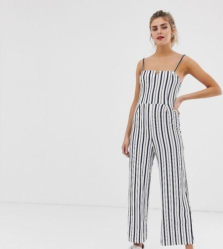 Bershka black and white jumpsuit clearance