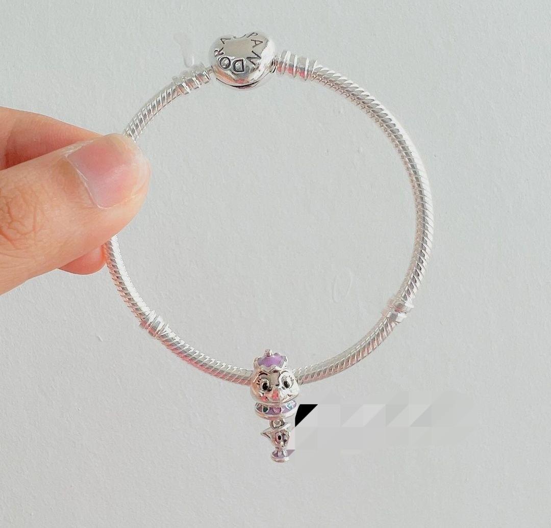 PANDORA AUTH HEART CLASP SNAKE CHAN 