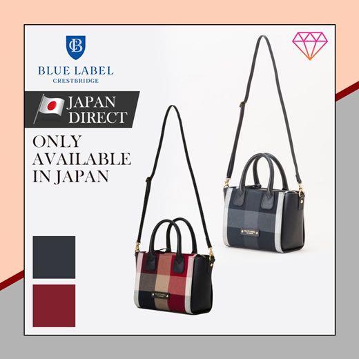 Blue label Crest Bridge Check Canvas Large Tote 2019 summer new Japan direct