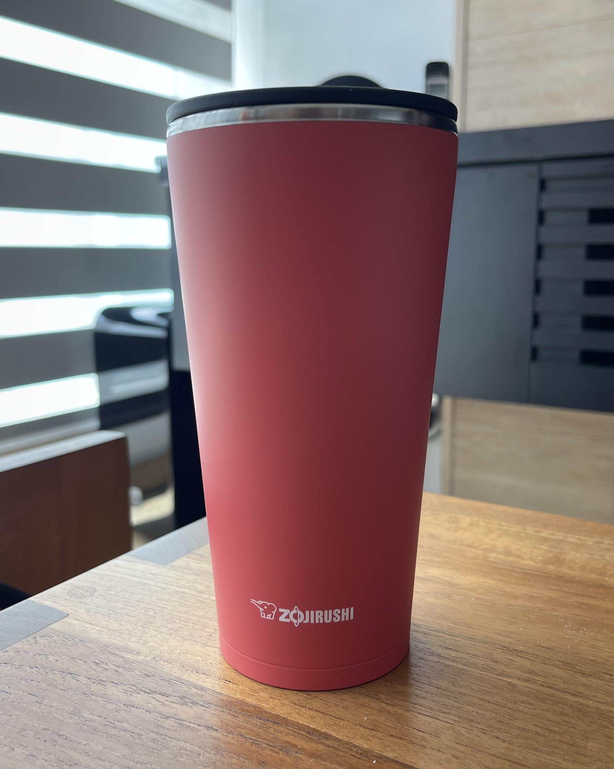 Zojirushi Coral Pink Stainless Steel Vacuum Insulated 12 Ounce Travel Mug 