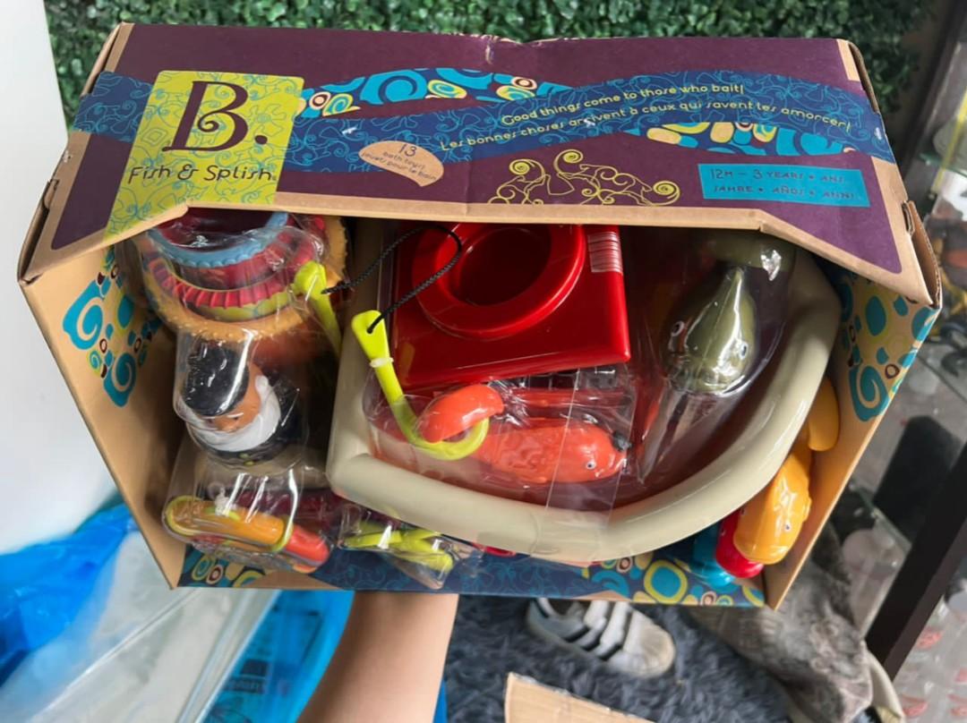 B Toys fish n Splish Boat Bath Toy Hobbies Toys Toys Games