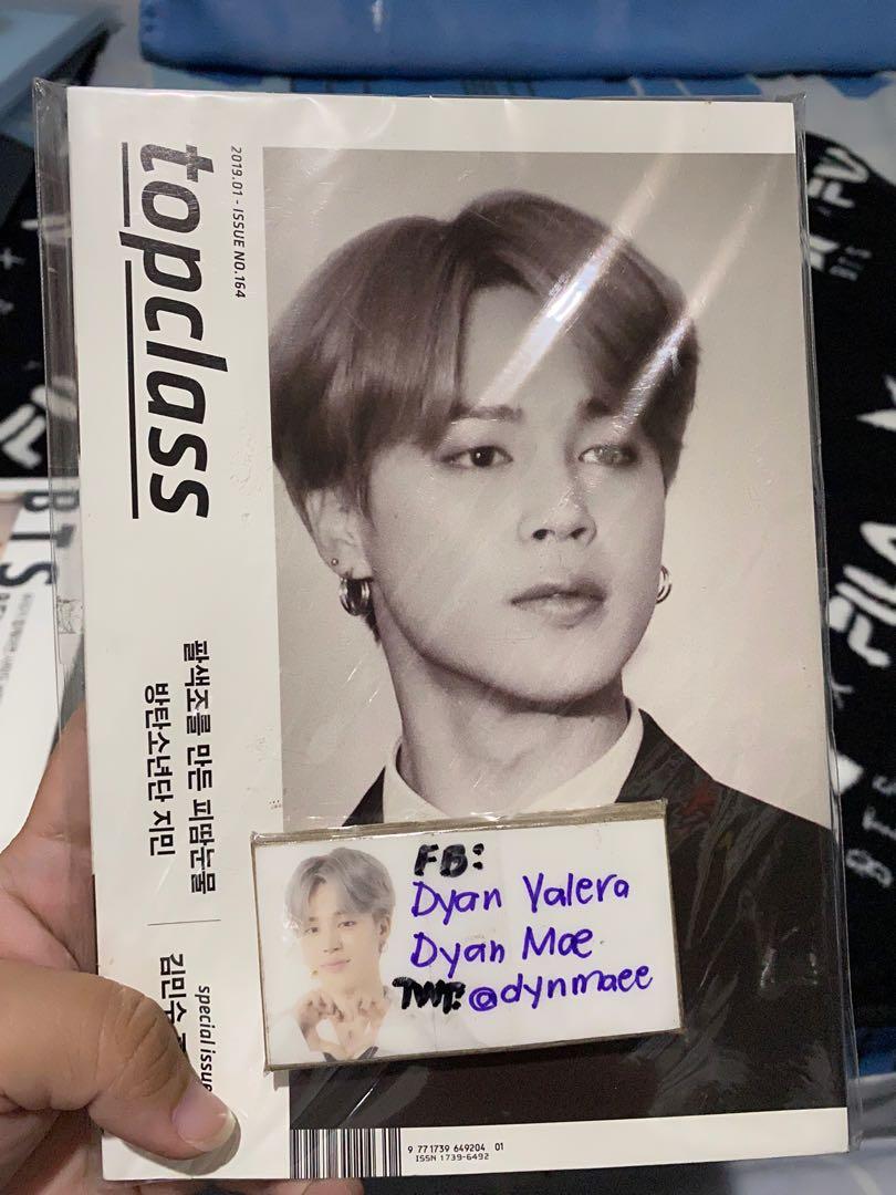 BTS JIMIN TOP CLASS MAGAZINE, Hobbies & Toys, Memorabilia