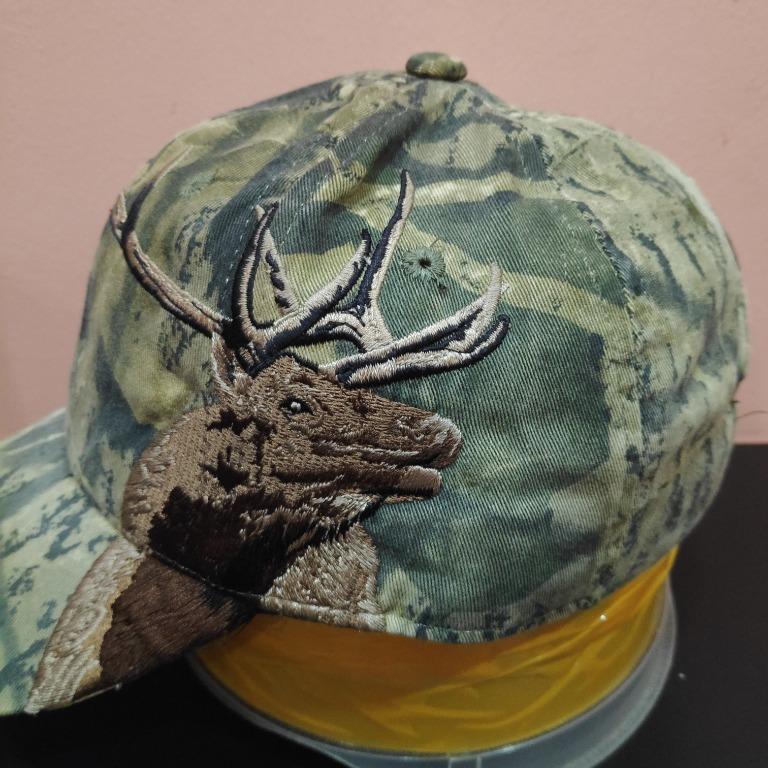 CABELA's Hunting Deer Moose Camo Real Tree Cap, Men's Fashion