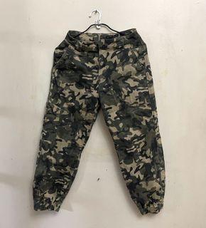 Camouflage cargo pants