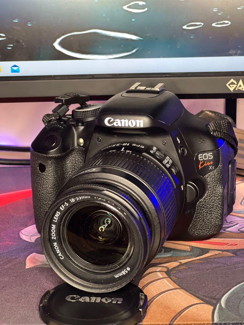 Canon Eos 600D/ Kiss X5 DSLR Flip Screen with 1855mm Lens, Photography