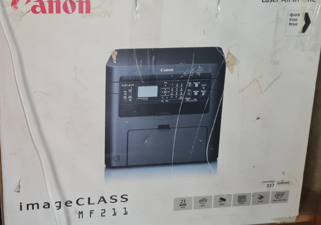 Canon image class MF211 laser All in one printer with scanner ...