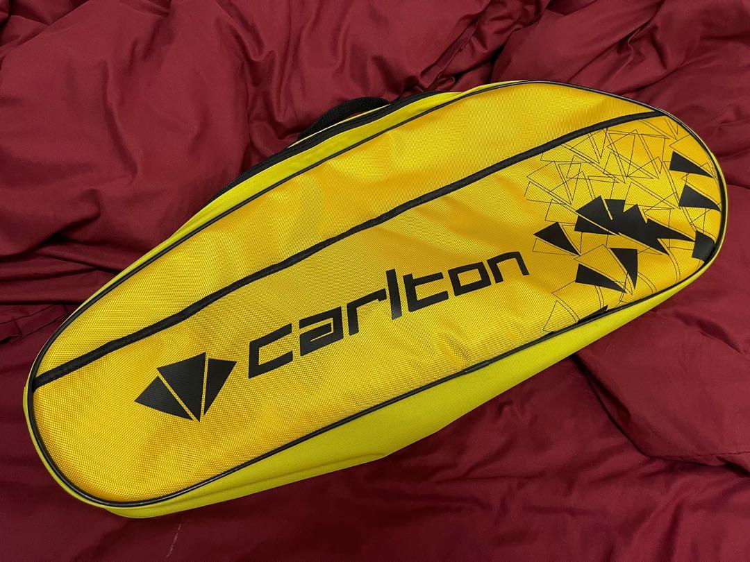 Buy Carlton Airblade 2 Compartment Badminton Kit Bag BlackYellow Online  at Low Prices in India  Amazonin