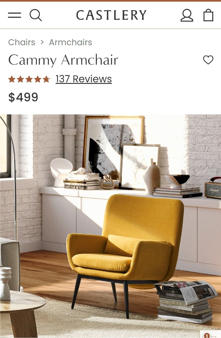 Cammy armchair best sale