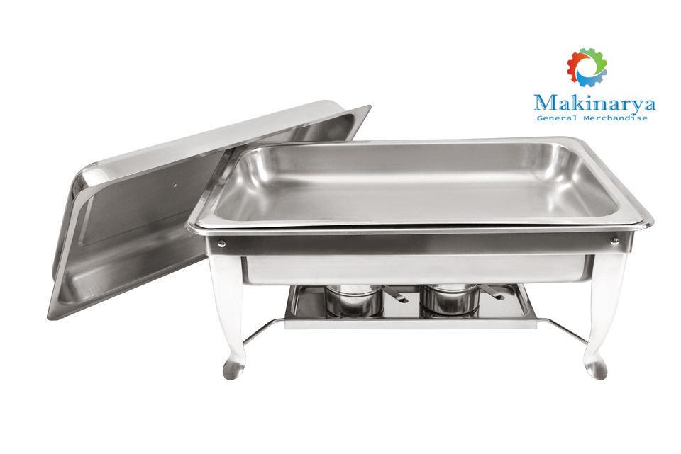 Chafing Dish Rossetti Rectangular CJQ533 (Category: Other Kitchen Appliances) located in Manila. Submitted by makinaryageneral.merchandise (Listing ID 1172824455, Image 3). Description: 1. Elegant Design 2. Rectangular Design 3. Stainless Steel 4. Double burner Vessel 5. Foldable Frame 6. 9.0Liters Capacity 7. Dimension: 57.5x35x33 FOR INQUIRIES: Call or text (0995) 793 4923 Landline: 8-9979754 Email Address: makinarya.040819@gmail.com Message us