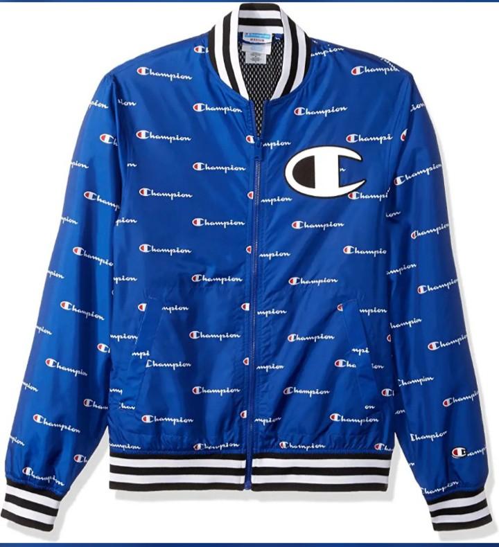 Champion life satin baseball jacket top