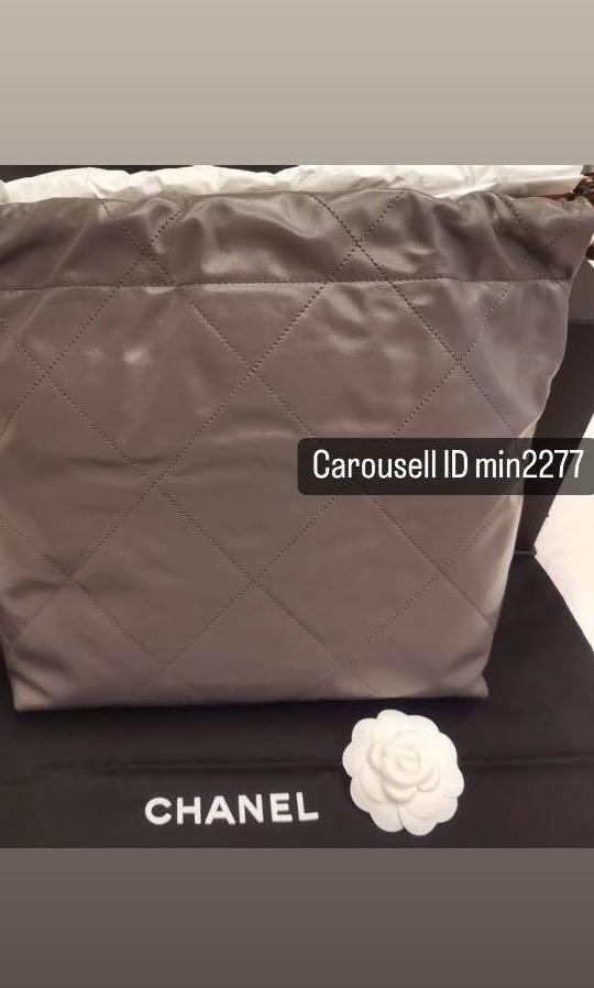 Chanel 22 Bag Blue Small, Luxury, Bags & Wallets on Carousell