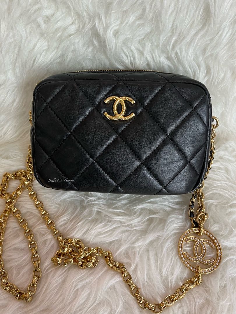 Chanel Mini Camera Case, Luxury, Bags & Wallets on Carousell