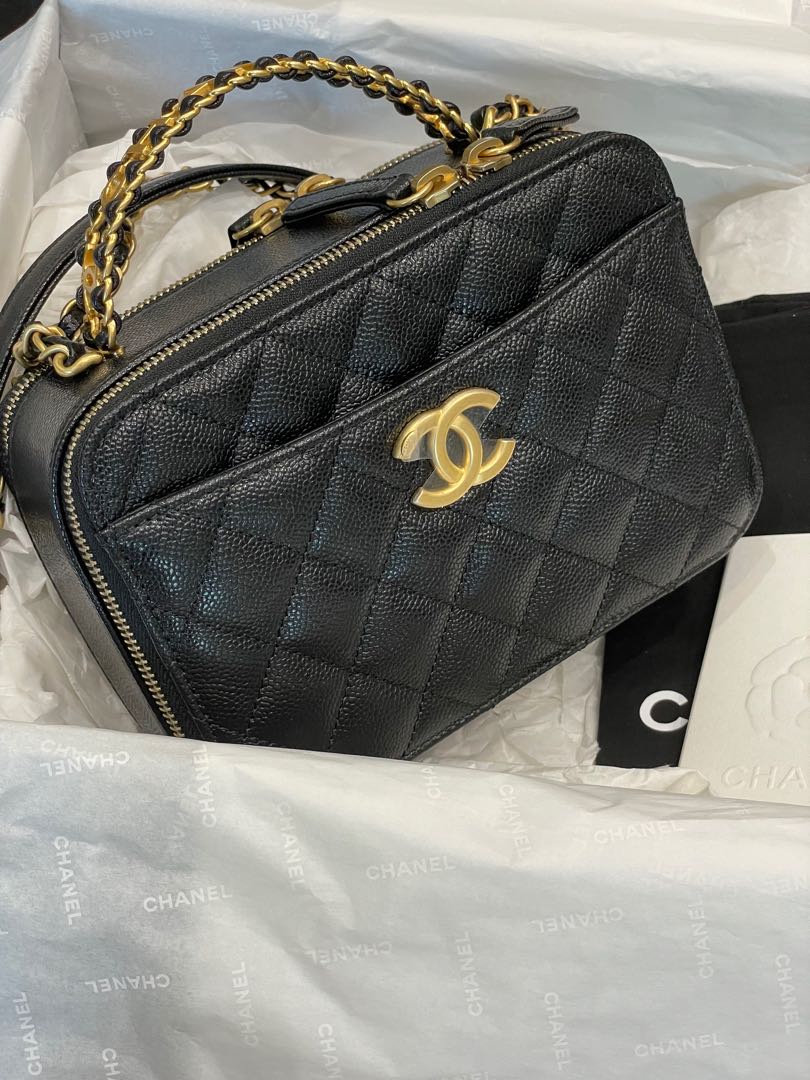 Chanel Vanity Case 22S, Luxury, Bags & Wallets on Carousell