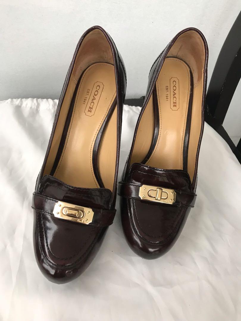 Coach heels sale top
