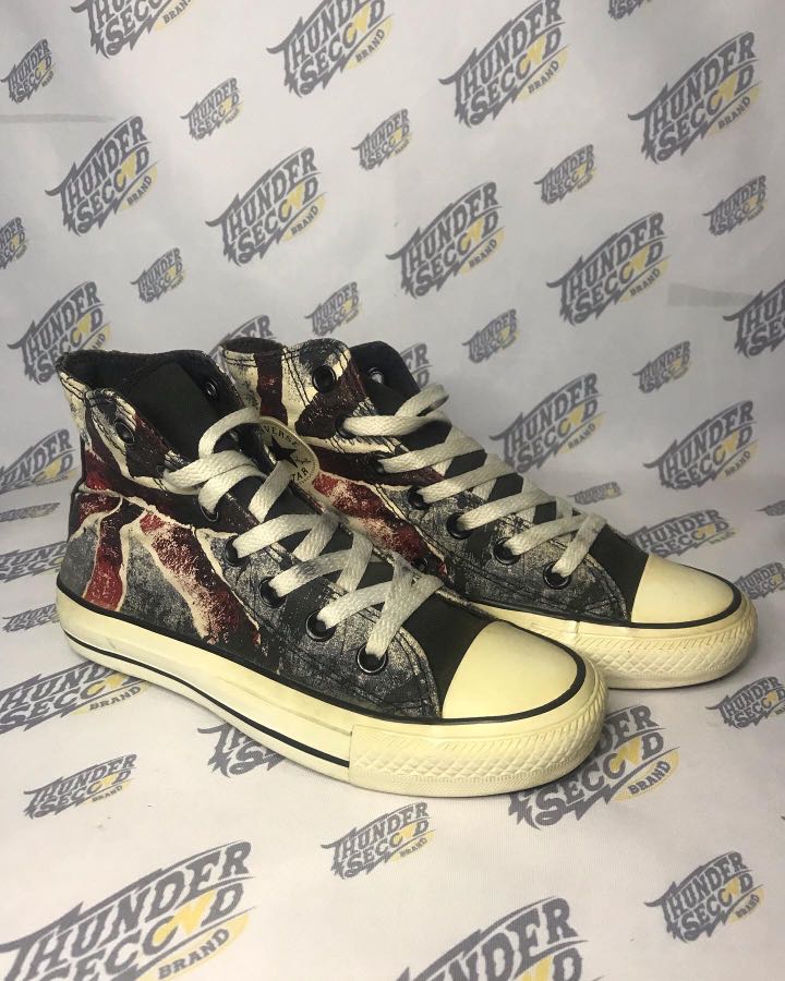 Converse british flag top