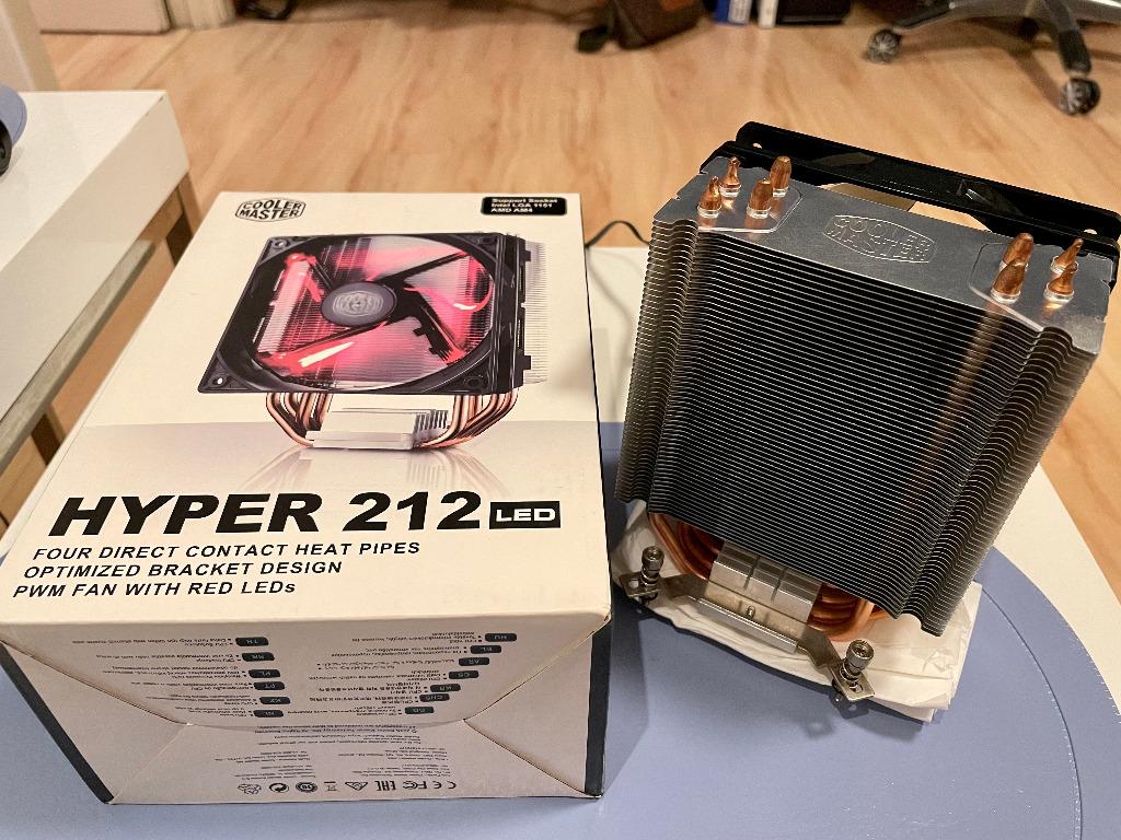 COOLER MASTER HYPER 212 LED CPU tower fan, Computers & Tech, Parts & Accessories, Computer Parts