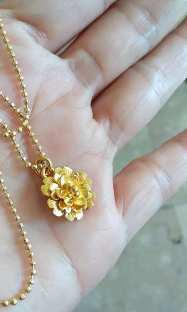 Chinese gold outlet necklace 24k
