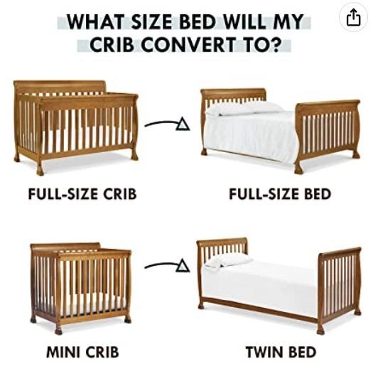 DaVinci Kalani 4in1 Convertible Crib with Twin Bed Conversion Kit