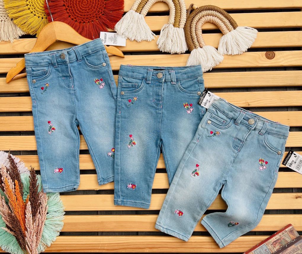 Denim pants sales for baby girl