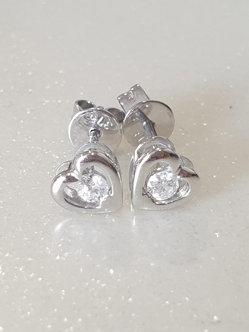Genuine top diamond earrings