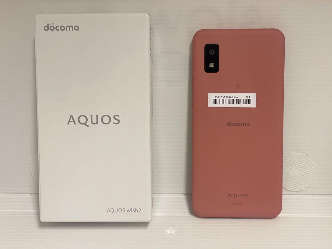 docomo sharp aquos wish2 淡粉紅新品sh-51c, 手提電話, 手機, Android 