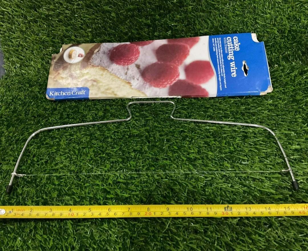 England Kitchencraft Adjustable Cake Cutting Wire 40cm (Category: Bakeware) located in Marikina City. Submitted by platesandthings (Listing ID 1172924827, Image 3). Description: England Kitchencraft Adjustable Cake Cutting Wire 40cm - P280.00.