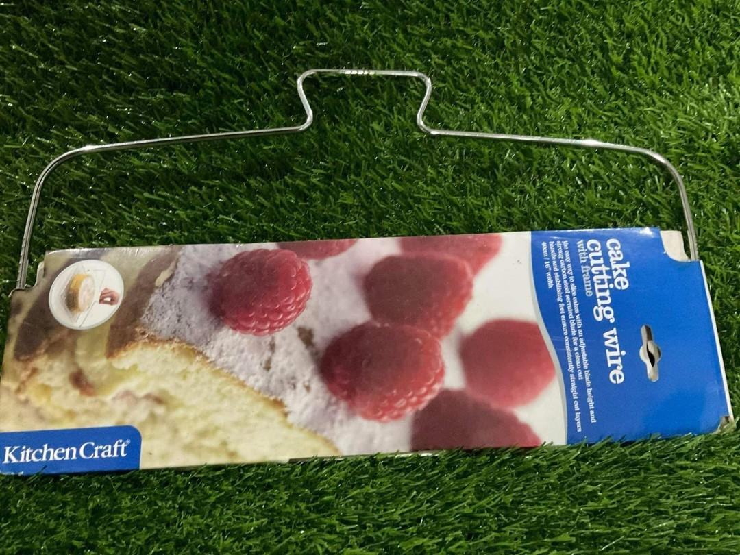 England Kitchencraft Adjustable Cake Cutting Wire 40cm (Category: Bakeware) located in Marikina City. Submitted by platesandthings (Listing ID 1172924827, Image 2). Description: England Kitchencraft Adjustable Cake Cutting Wire 40cm - P280.00.