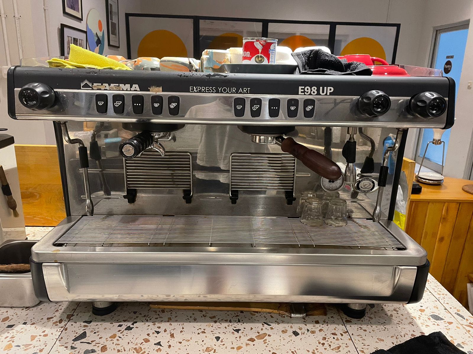 Faema E98 UP Espresso Machine, Kitchen & Appliances di Carousell