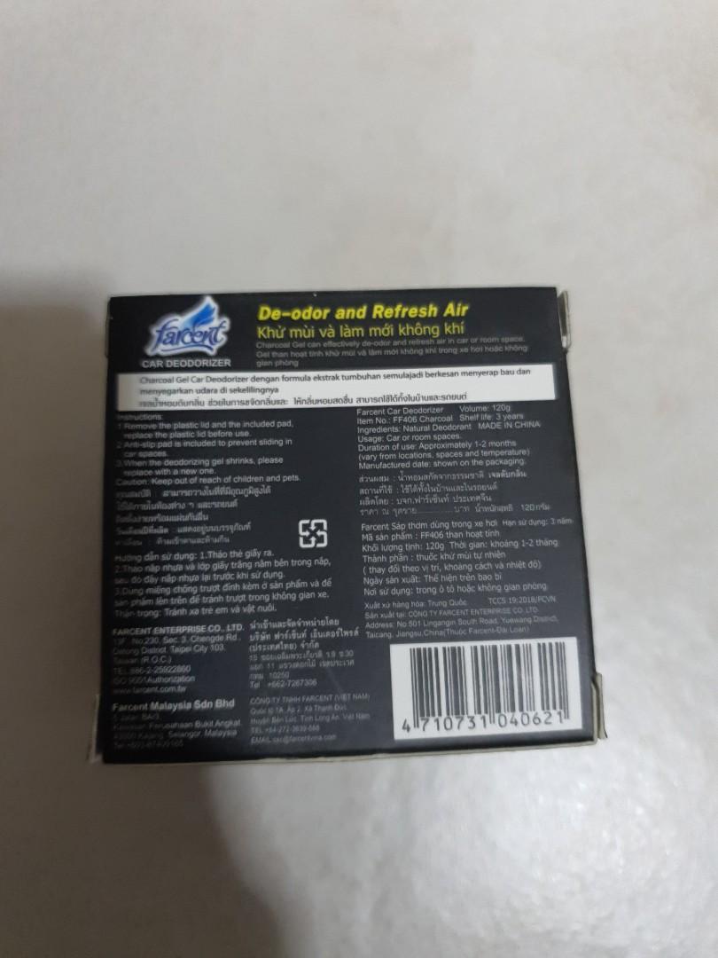 Farcent Charcoal Car Deodorizer, Everything Else on Carousell