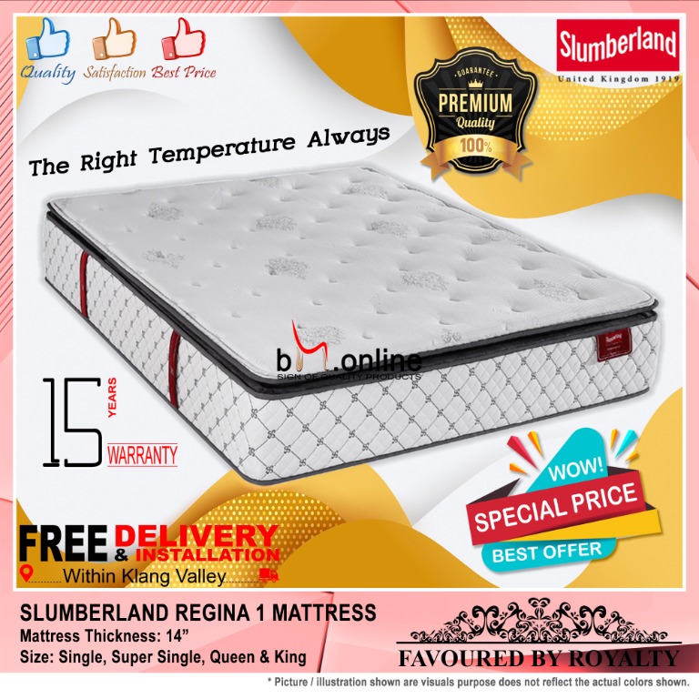 FREE DELIVERY PREMIUM QUALITY BEST BUY 14” SLUMBERLAND REGINA 1 SPRING