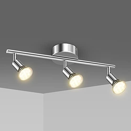 Uchrolls LED Ceiling Light rotatable,6 Way Modern Ceiling Spotlight for Kitchen, 